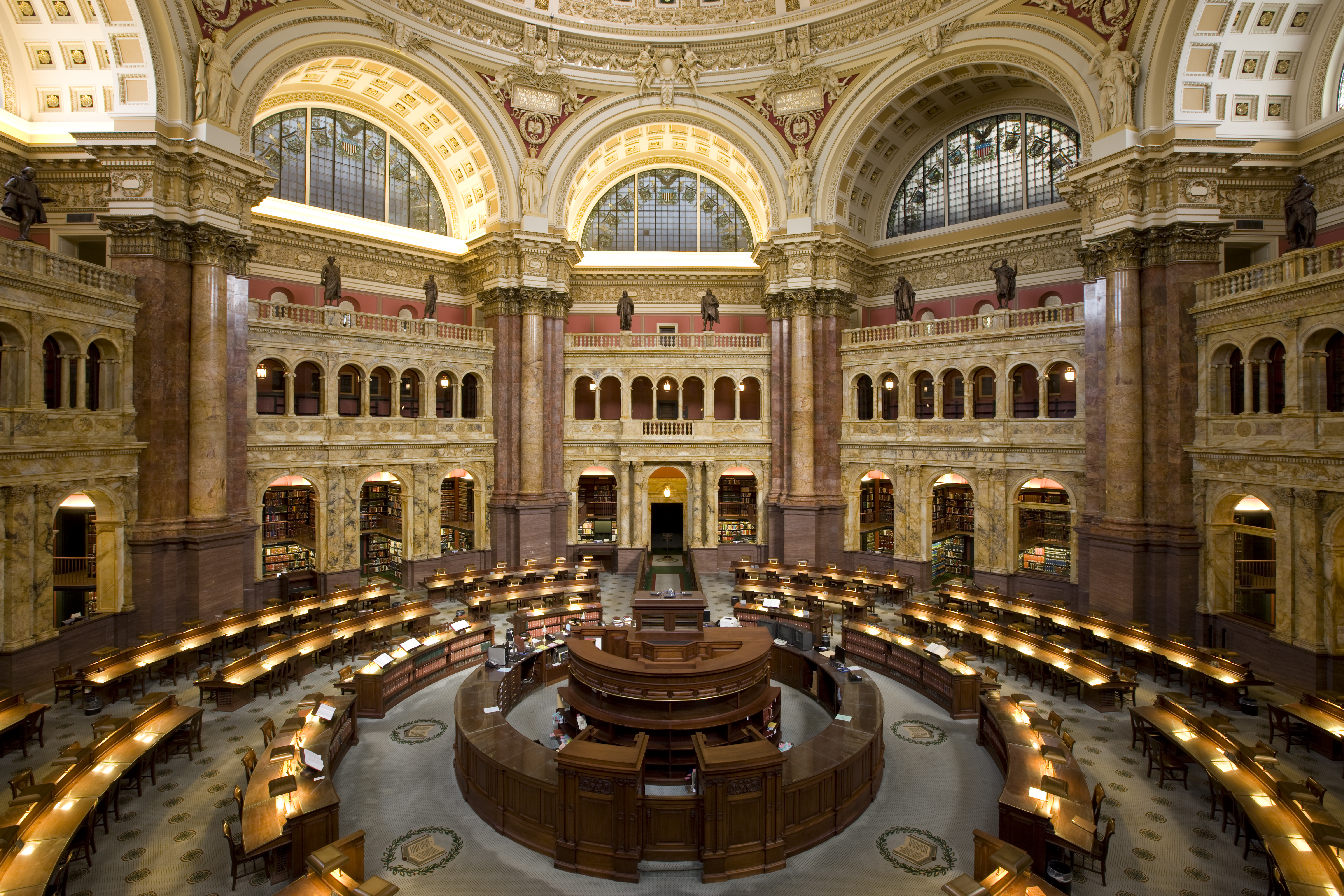 Library of Congress ve Washingtonu D.C. 